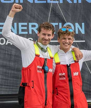 Lennart Burke und Melwin Fink