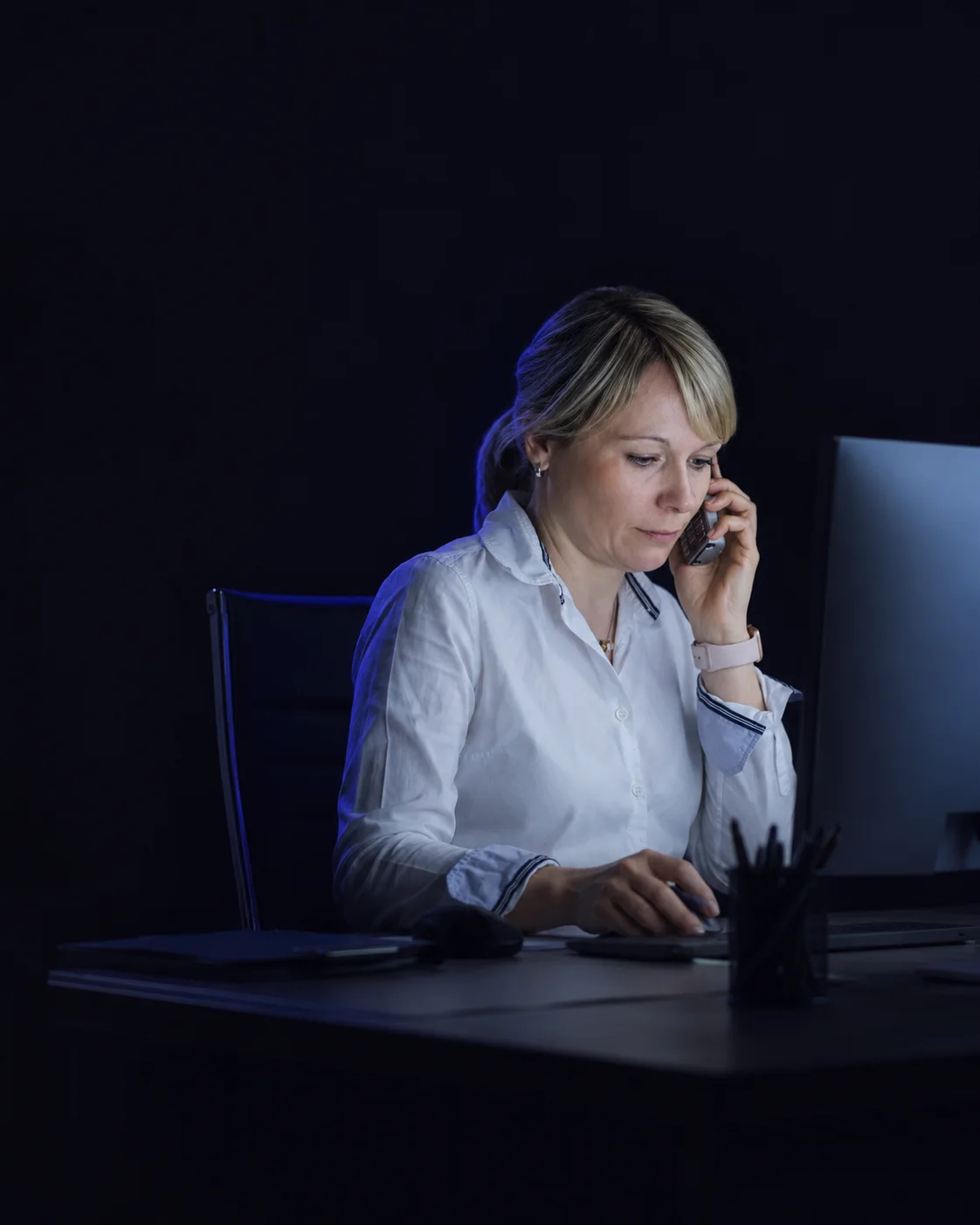 Beratung am Monitor