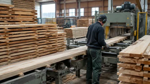 Sägewerk und Holzindustrie