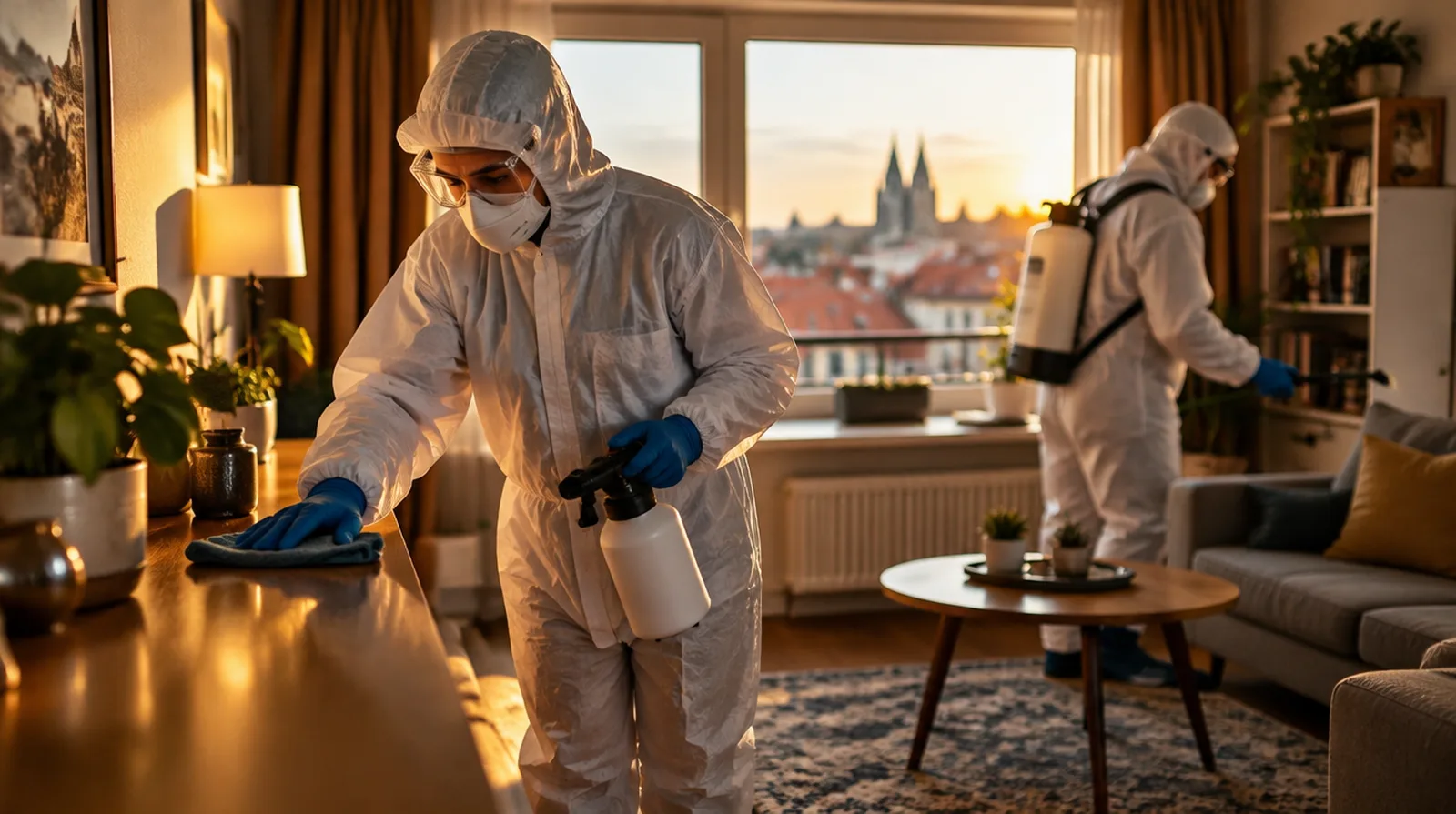 Versicherungen für Tatortreinigung und Desinfektion