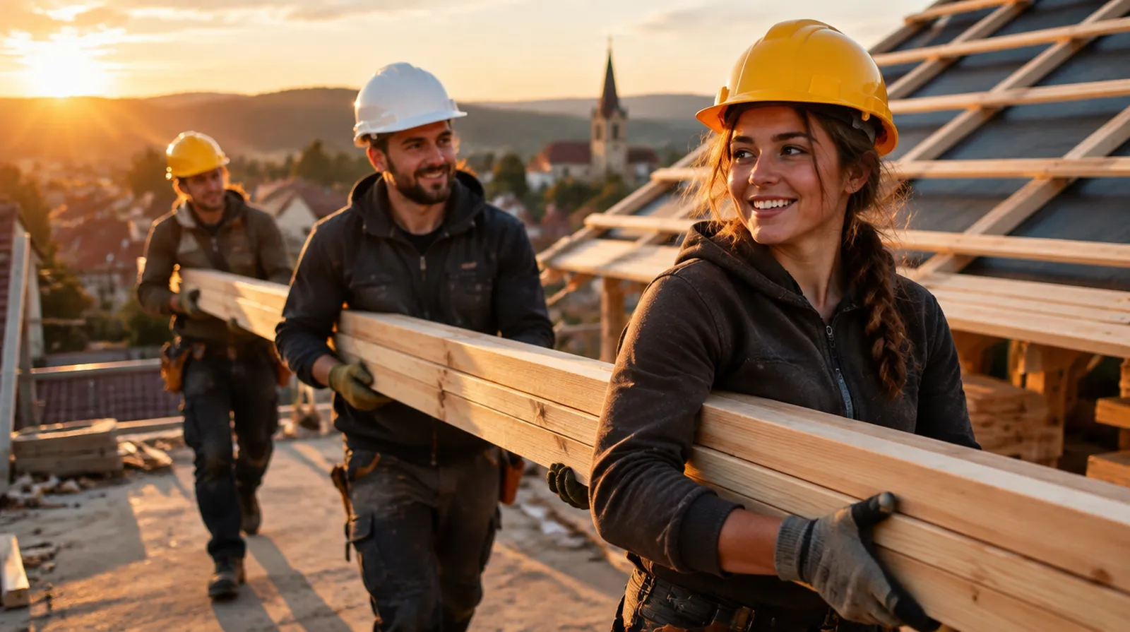 Are friends helping to build your house insured in Germany?