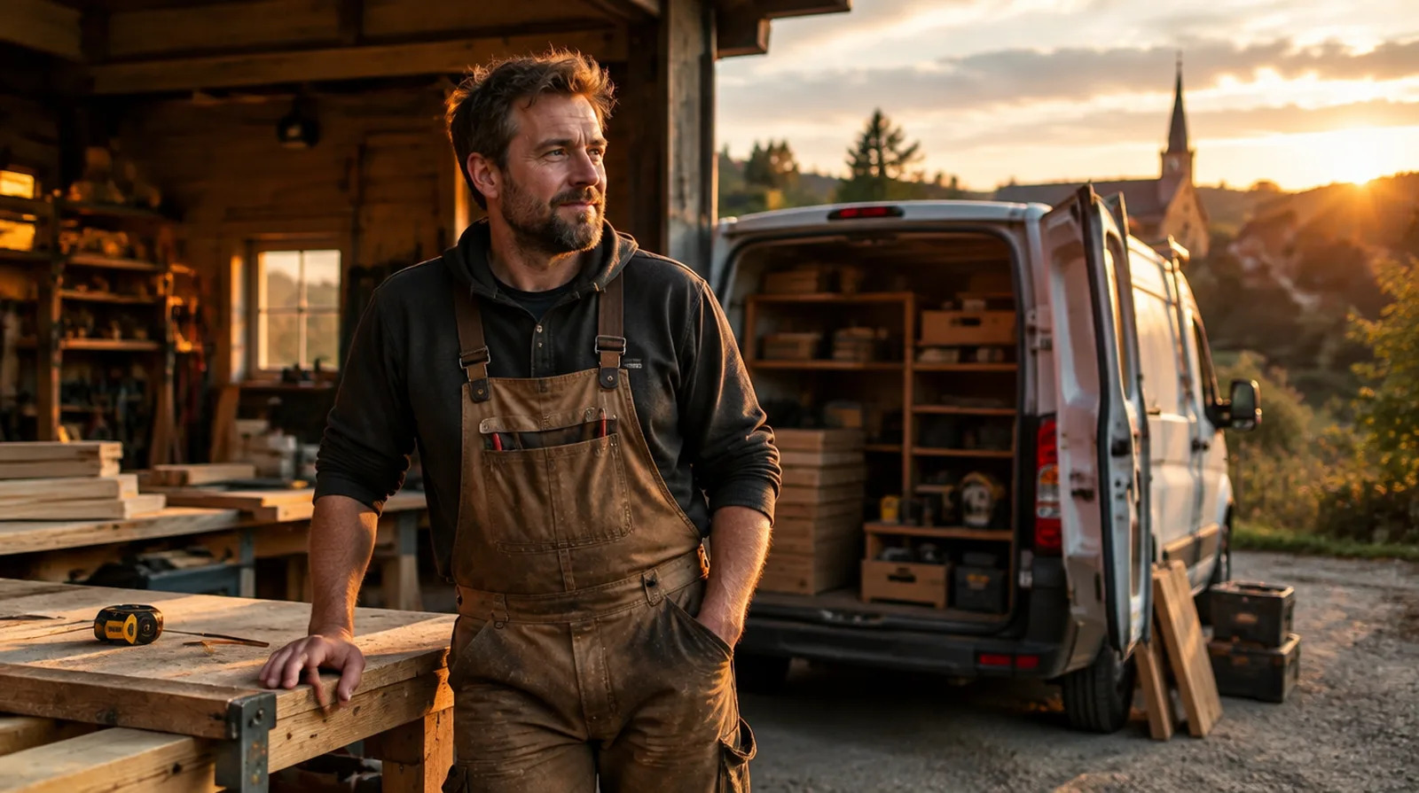 What insurance do self-employed tradespeople in Germany need?