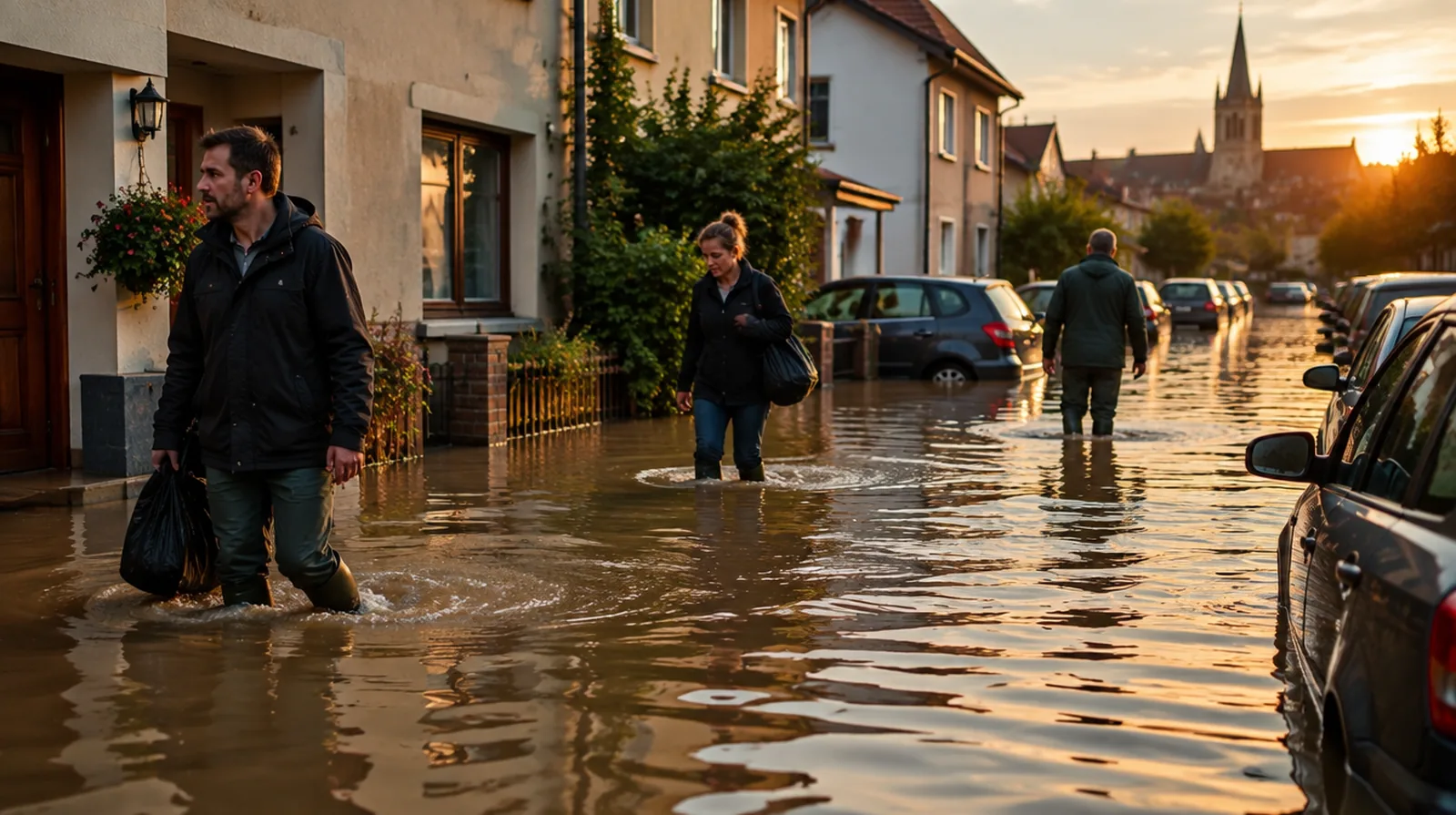 What counts as natural hazard damage in Germany and what is covered?