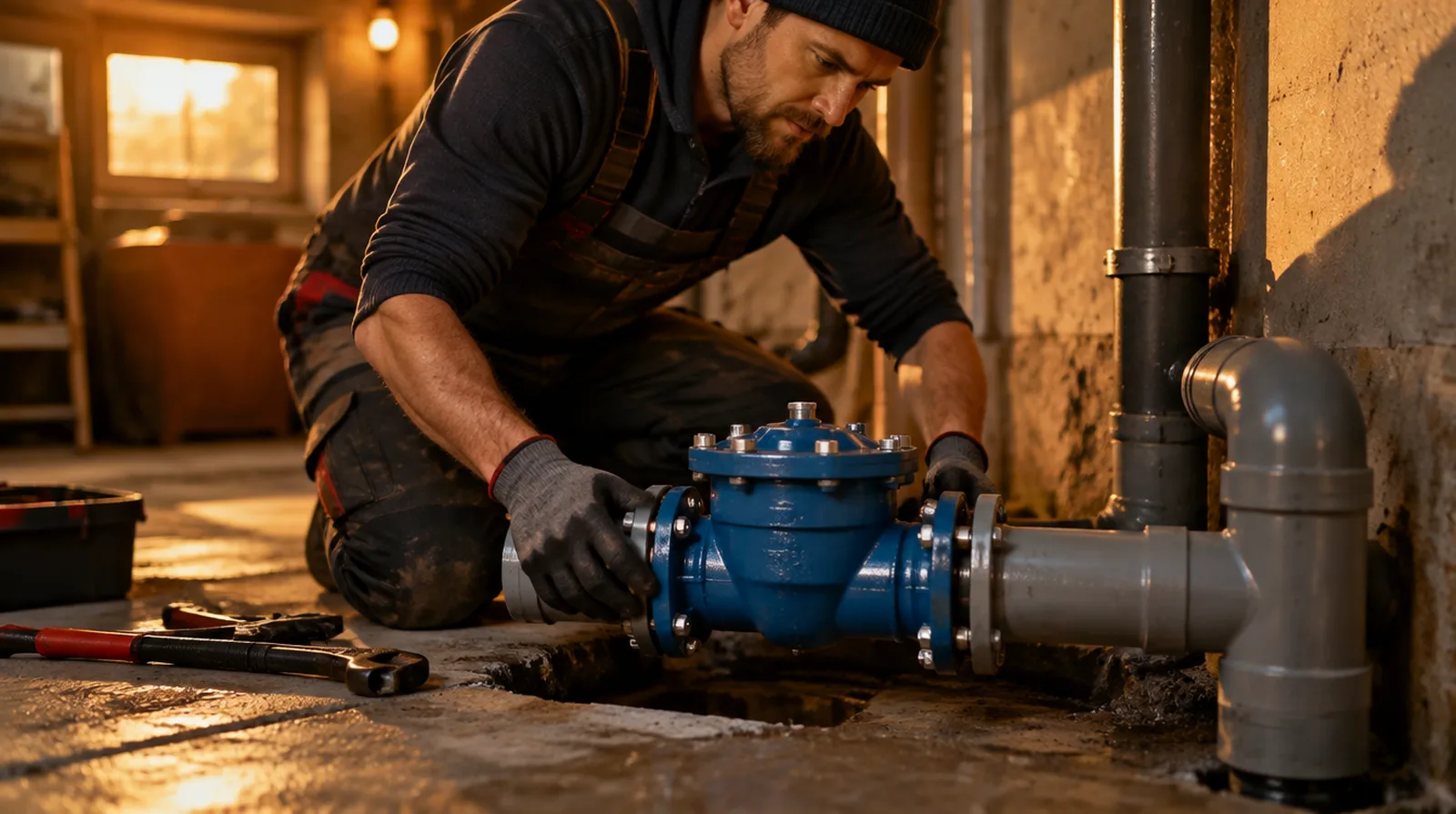 Is a backflow valve required for insurance cover in Germany?