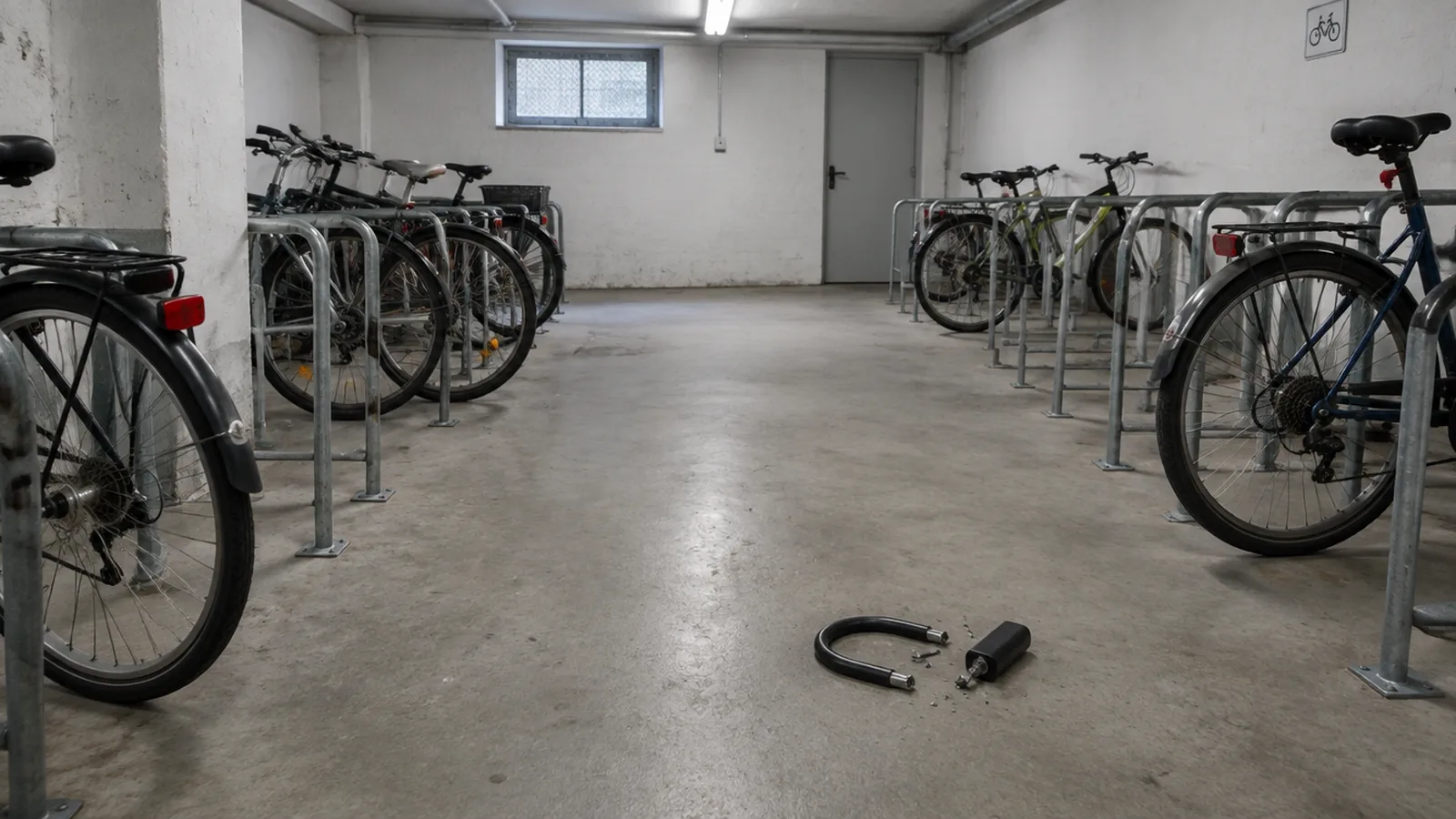 Does my bike have to be locked in the cellar?