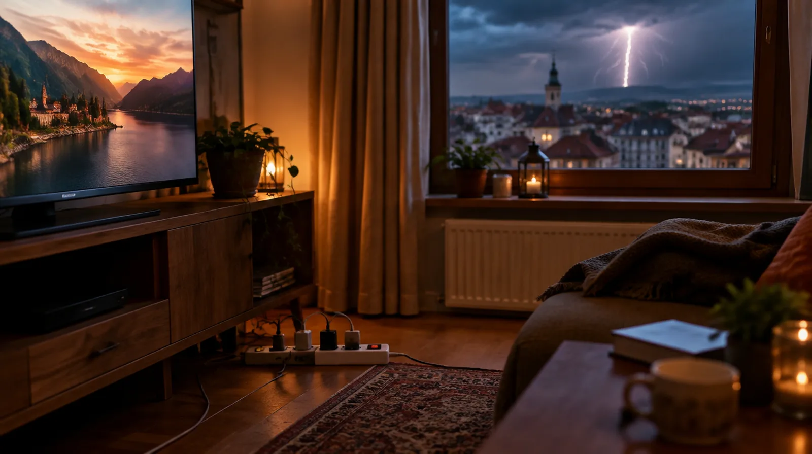 Does contents insurance cover power surges from lightning in Germany?