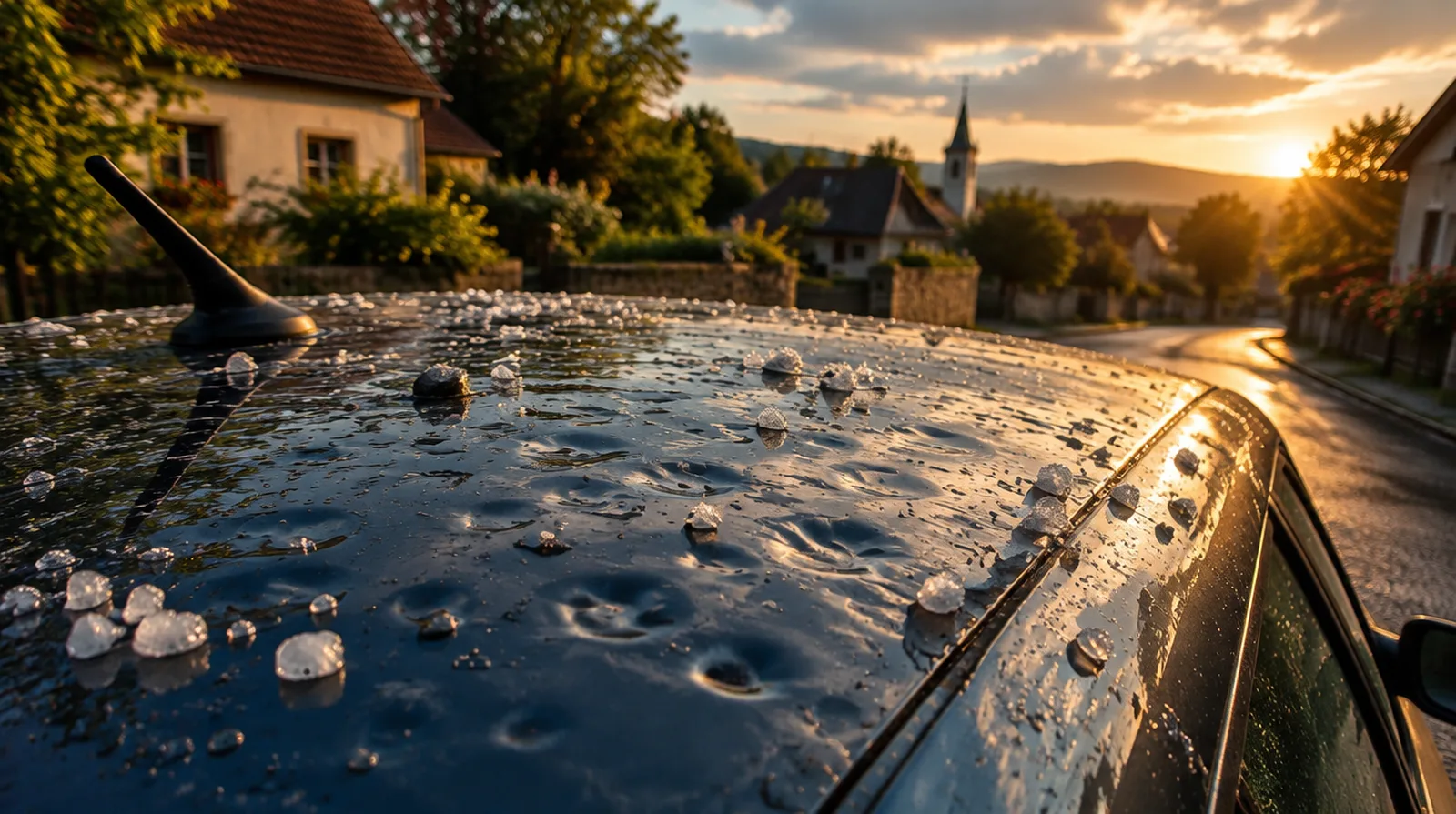 Which insurance pays for hail damage to my car in Germany?
