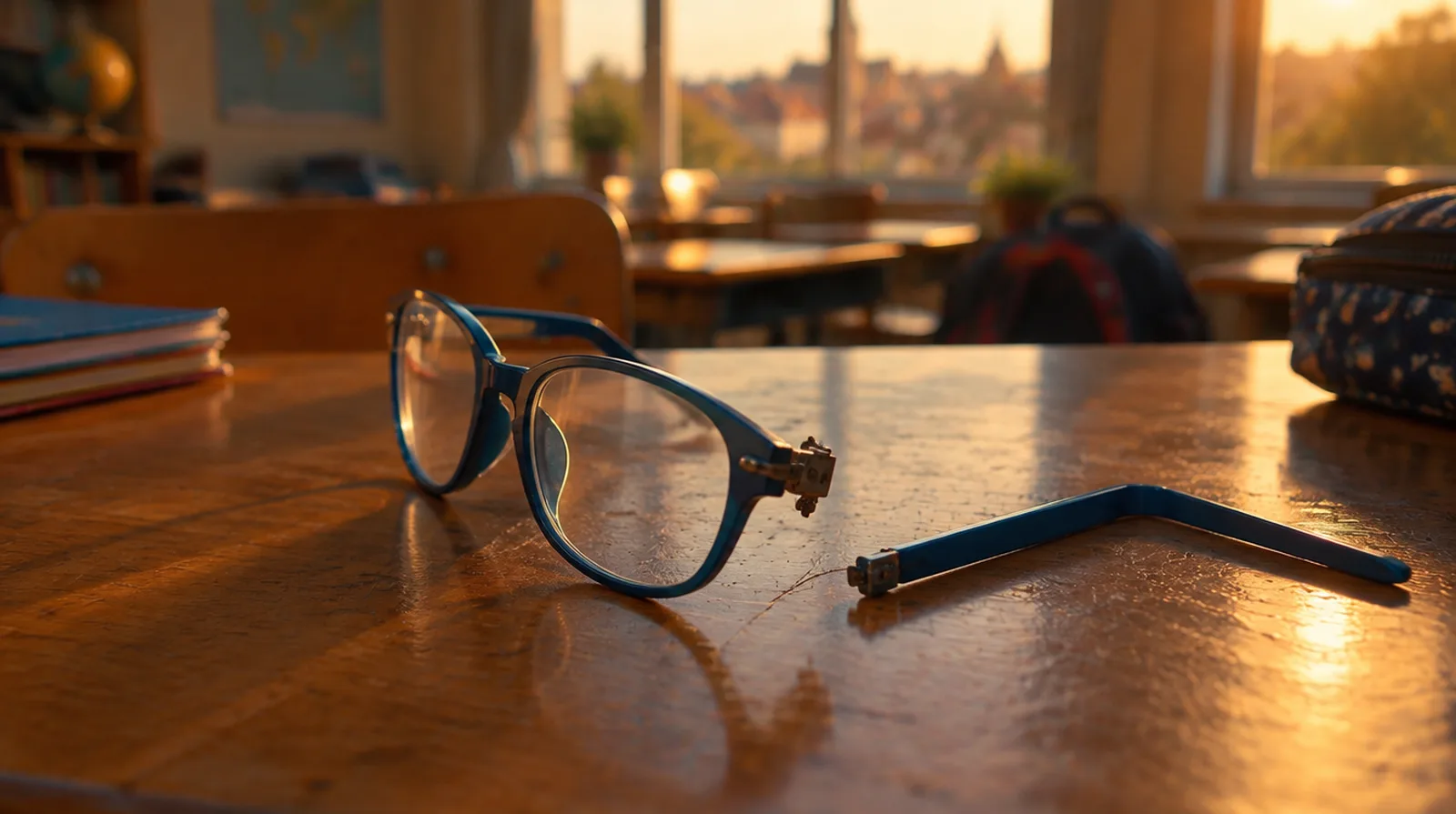 Wer zahlt, wenn die Brille meines Kindes in der Schule kaputtgeht?
