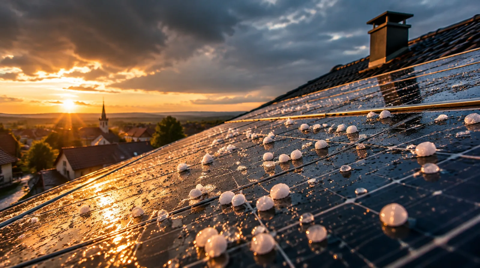 Does insurance pay for hail damage to solar panels in Germany?