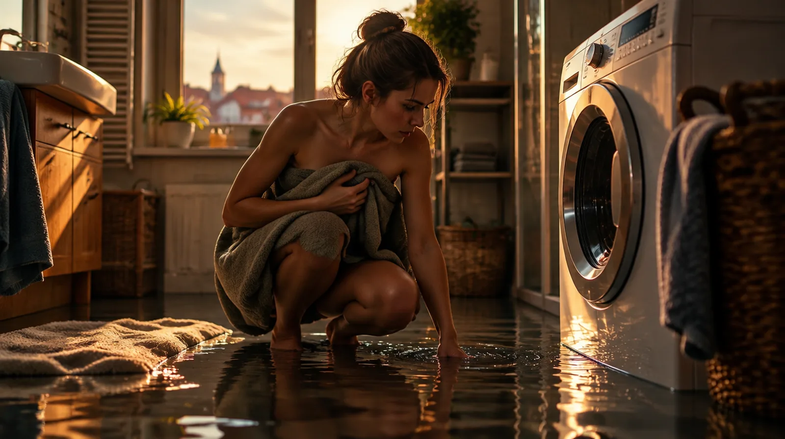 Does my liability insurance pay if my washing machine leaks?