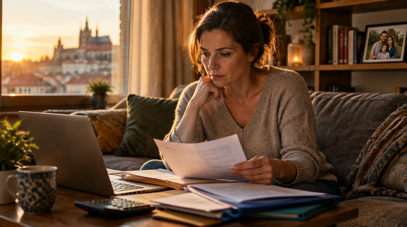 Is the German widow's pension enough to protect the family?