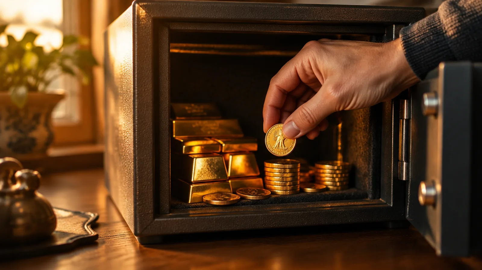 Ist Gold zu Hause versichert?