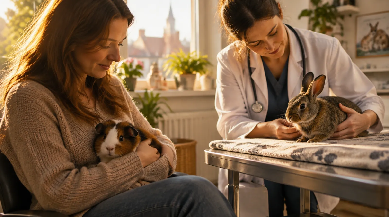 Kann ich Kaninchen oder Meerschweinchen krankenversichern?