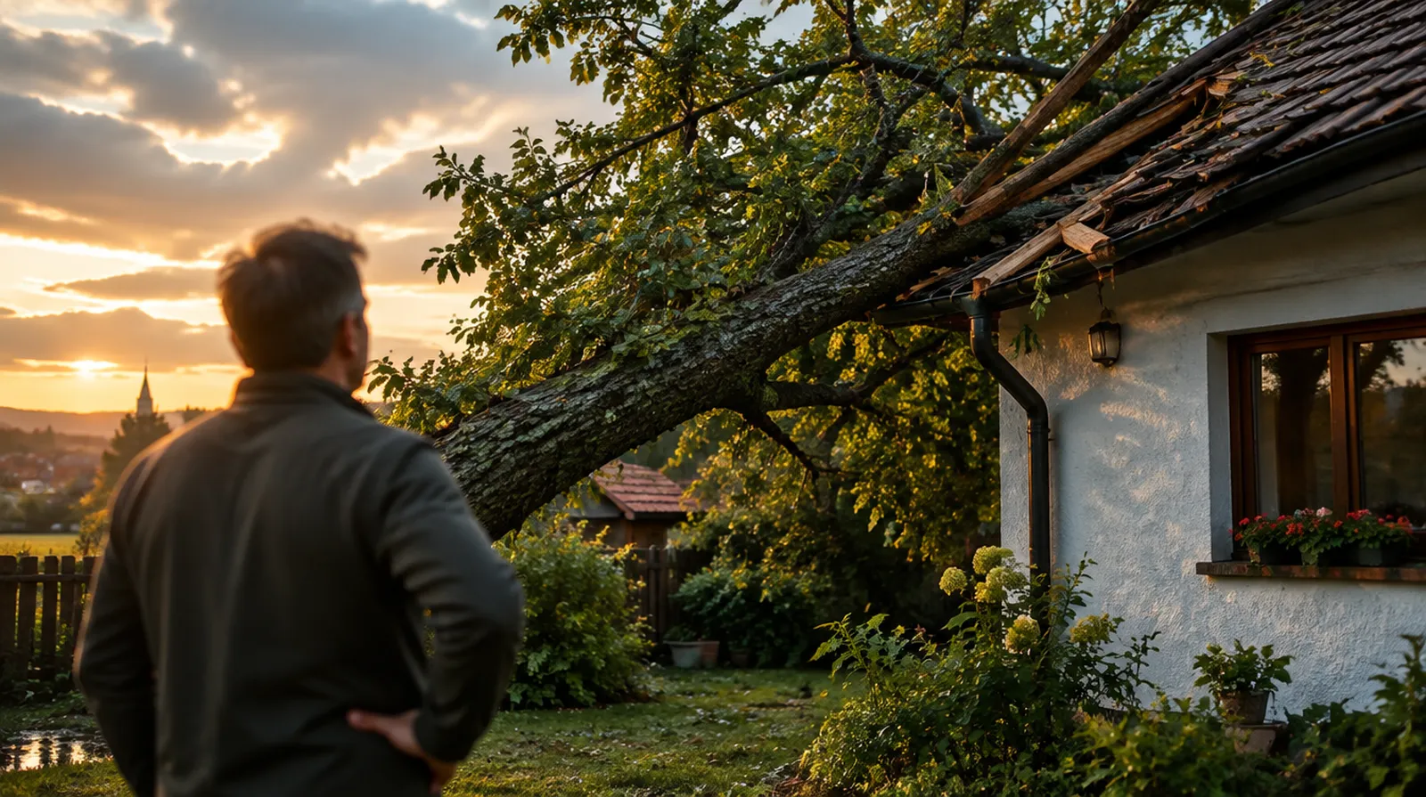 Who pays if a tree falls on my house in Germany?