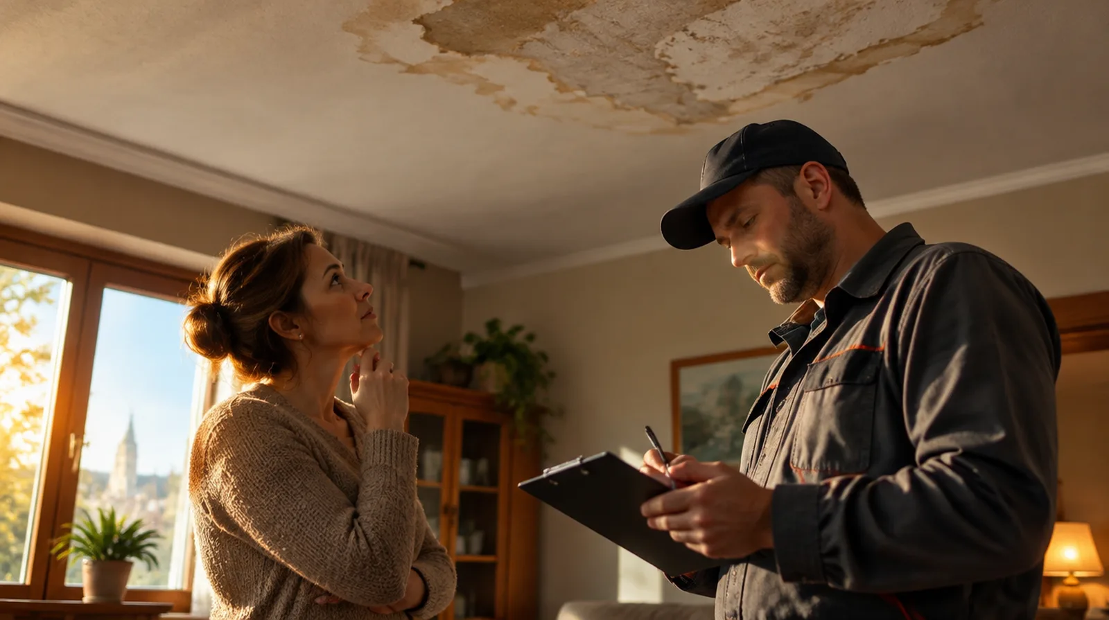 Does buildings insurance pay on a quote without a repair in Germany?