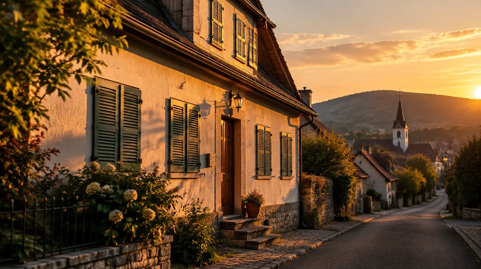 What applies to buildings insurance in Germany when the house is empty?