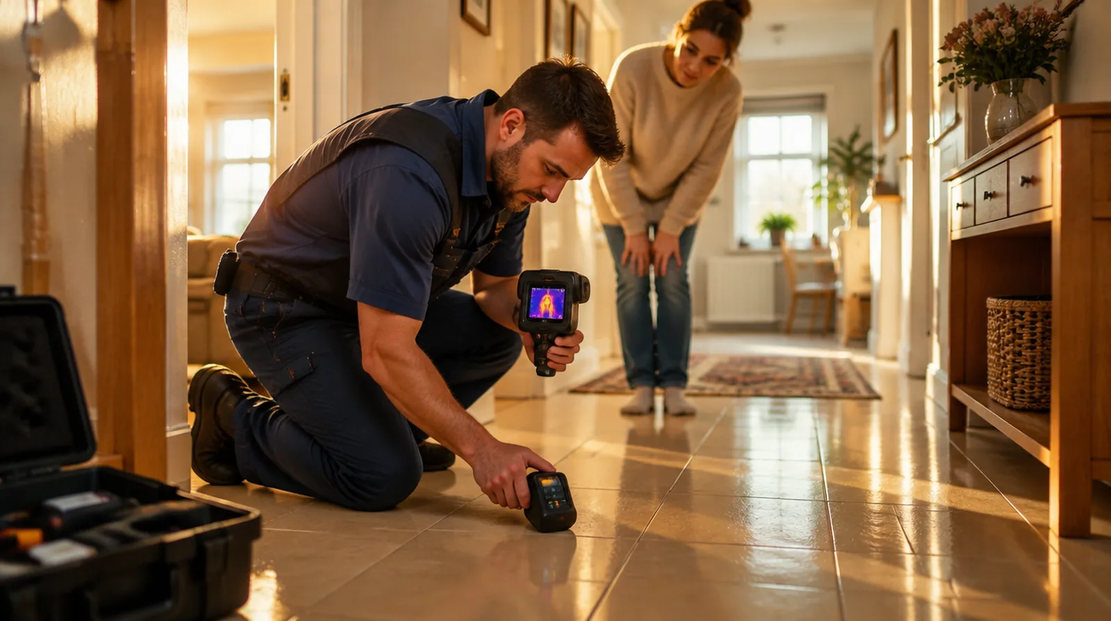 Does buildings insurance in Germany pay for leak detection?