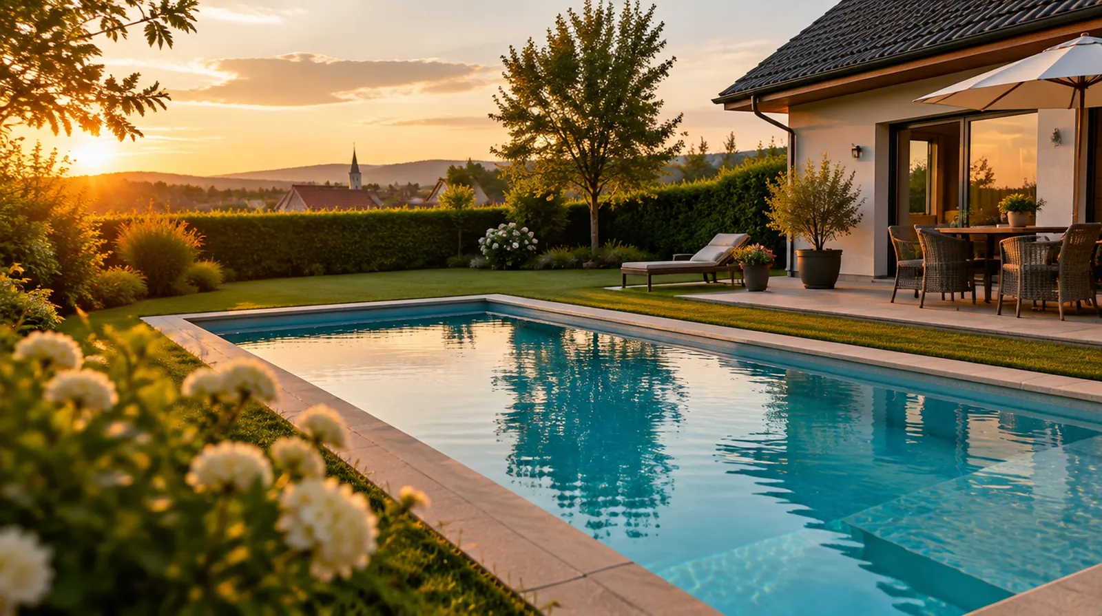 Is a garden pool covered by buildings insurance in Germany?