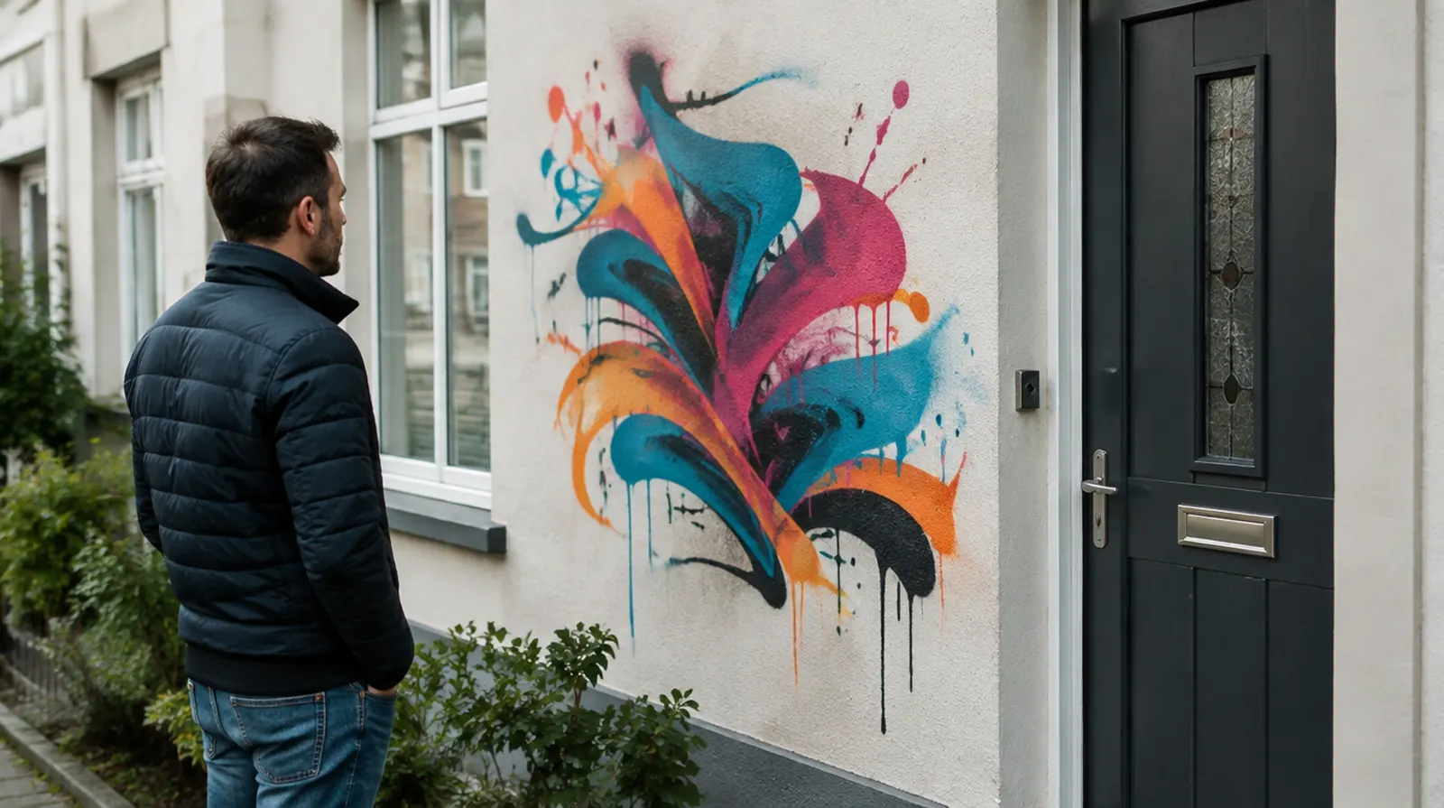 Does building insurance in Germany pay for vandalism and graffiti?