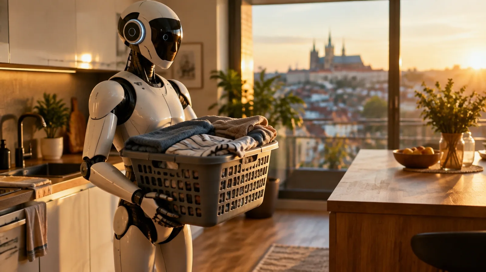 Who is liable if a humanoid household robot damages something?
