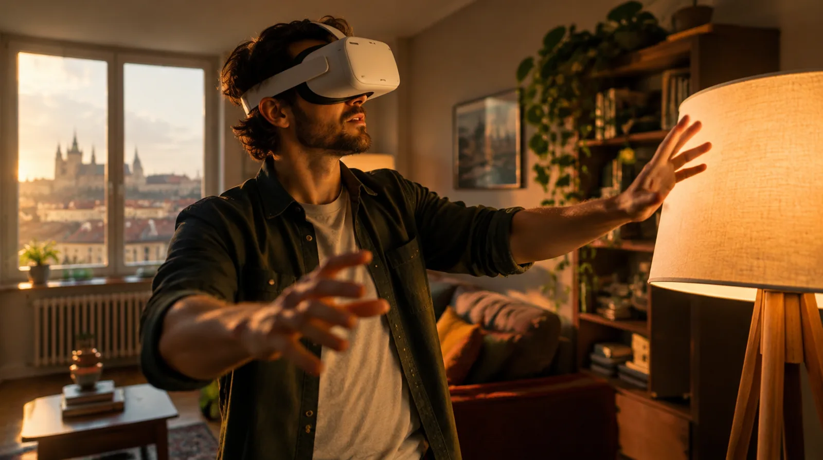 Who pays if I break something while using a VR headset?